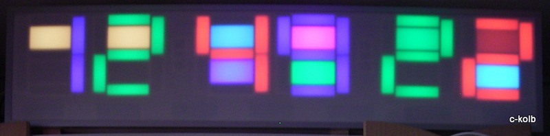 RGB-LED-Uhr
