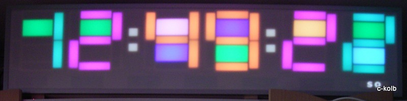 RGB-LED-Uhr