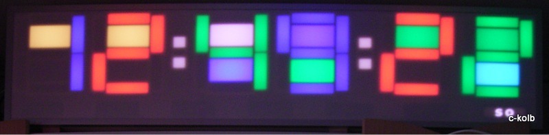 RGB-LED-Uhr