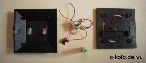 Solarleuchte ausgeschlachtet
