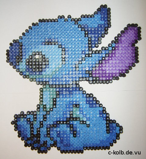 Bügelperlen-Bild Stitch (Lilo & Stitch)