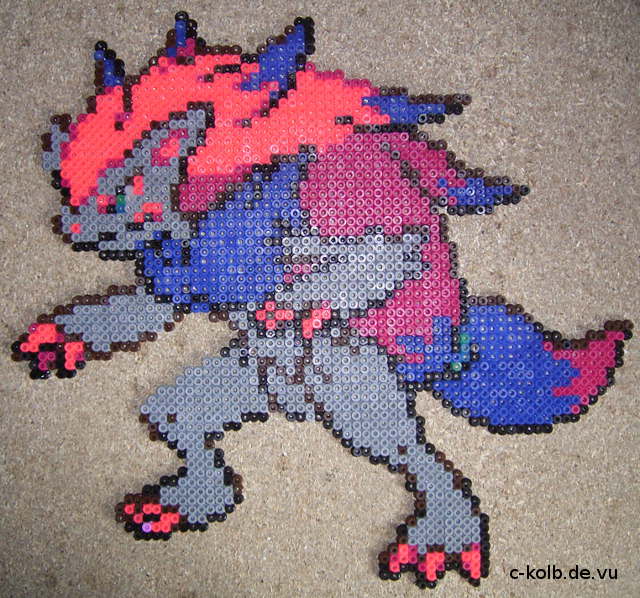 Bügelperlen-Bild Zoroark (Pokemon)