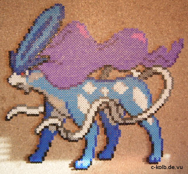 Bügelperlen-Bild Suicune (Pokemon)