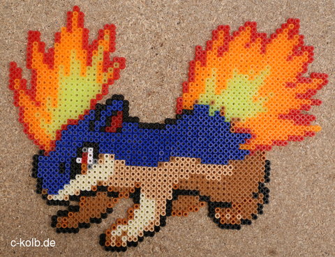 Bügelperlen-Bild Igelavar (Pokemon)