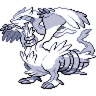 Pixelbil Reshiram (aus Pokéwiki), vergrößert