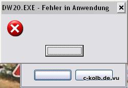 welcher Fehler?