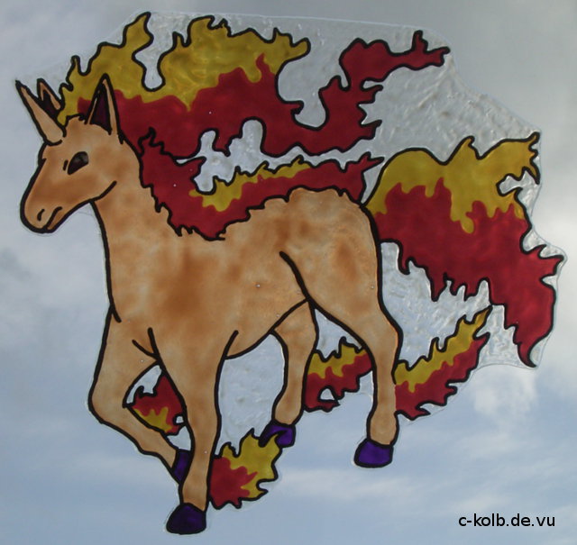 Window-Color Gallopa (Pokémon)