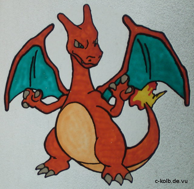Window-Color Glurak (Pokémon)
